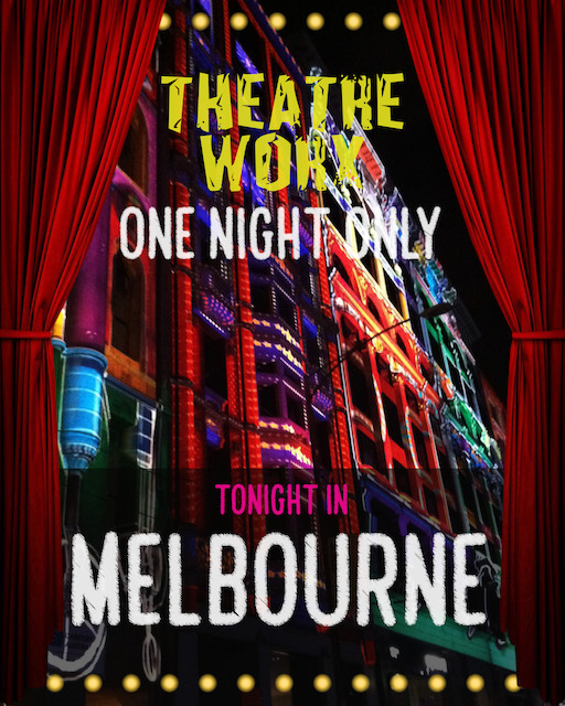 POSTER, Translucent Melbourne Theatre Lightbox Cell - Theatre Worx 60x74cm H